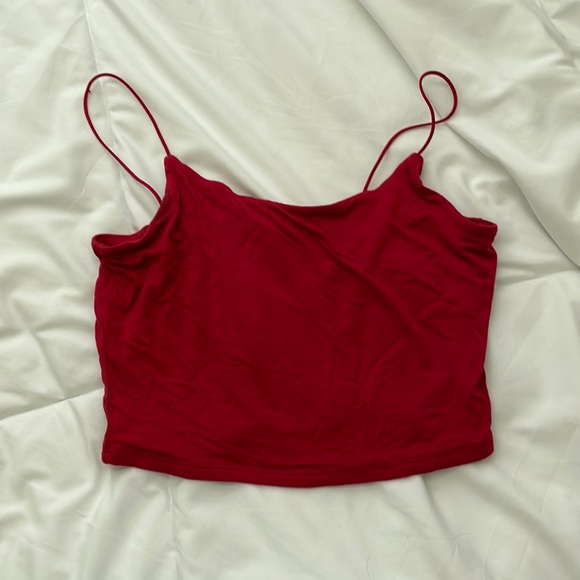 Garage Tops - Garage Red Crop Top